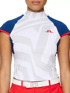 Women's J.Lindeberg Yvette USA Golf Shirt - Size S